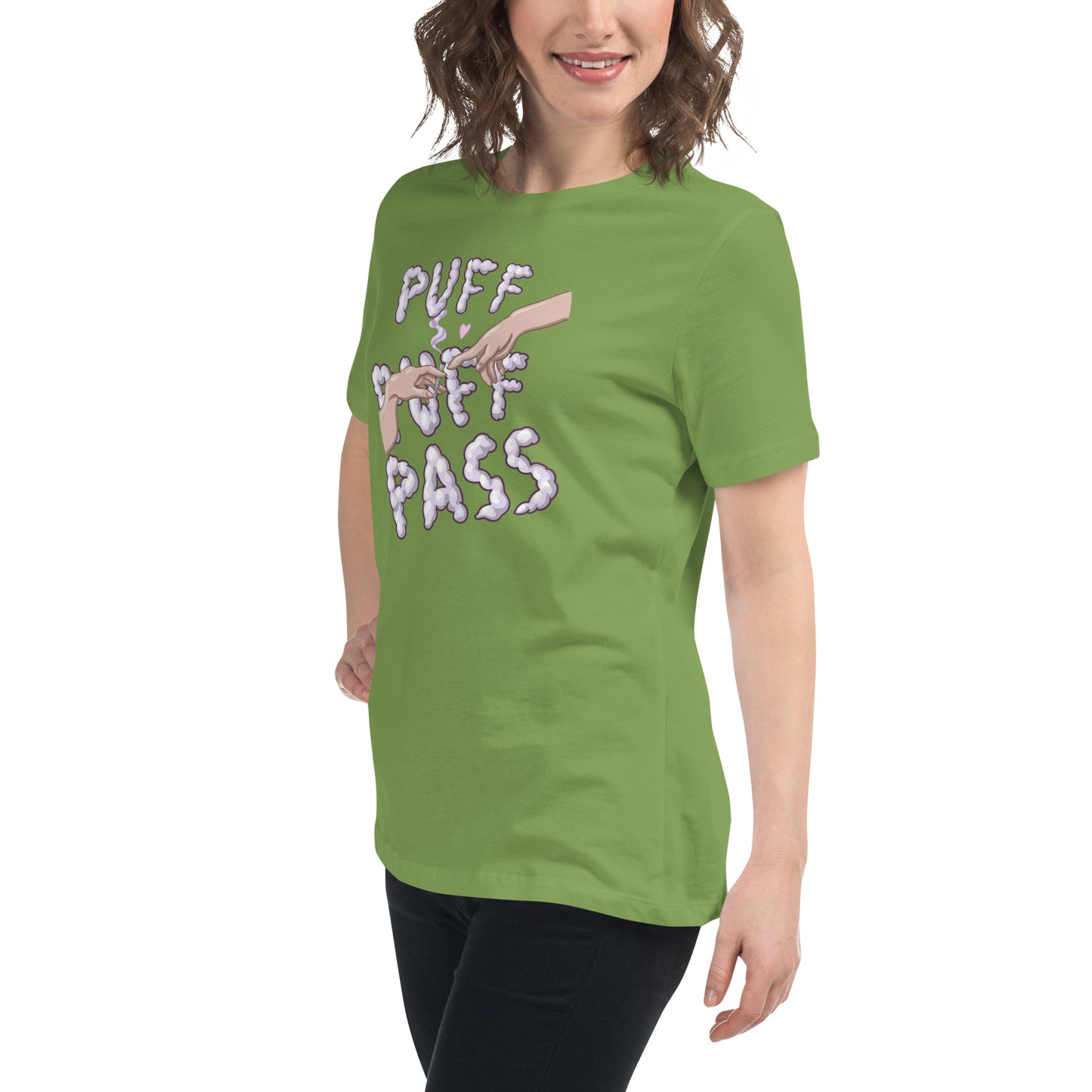 Women's Relaxed T-Shirt Puff Pass